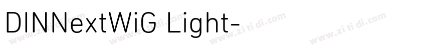 DINNextWiG Light字体转换
